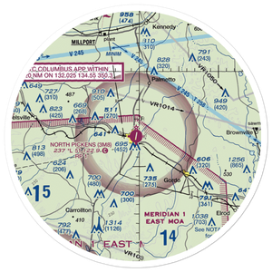 North Pickens Airport (3M8) VFR Sectional Sticker (30 mile)