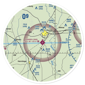 Warren Municipal Airport (3M9) VFR Sectional Sticker (30 mile)