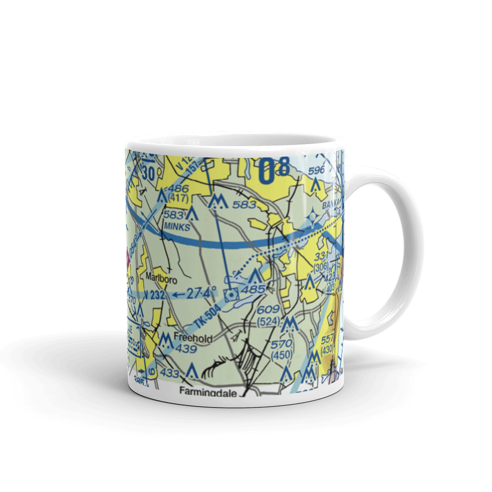 Old Bridge Airport (3N6) VFR Sectional  Mug 
