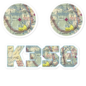 Grants Pass Airport (3S8) VFR Sectional Sticker Pack