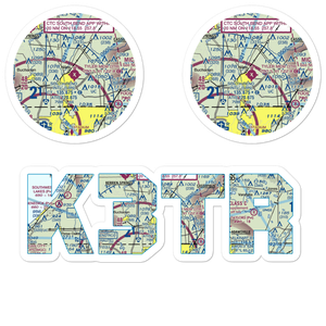 Jerry Tyler Memorial Airport (3TR) VFR Sectional Sticker Pack