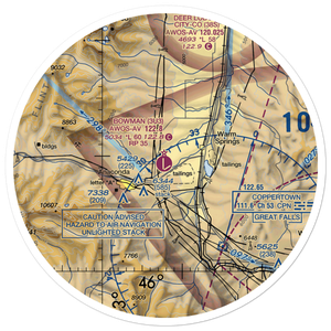 Bowman Field (3U3) VFR Sectional Sticker (30 mile)