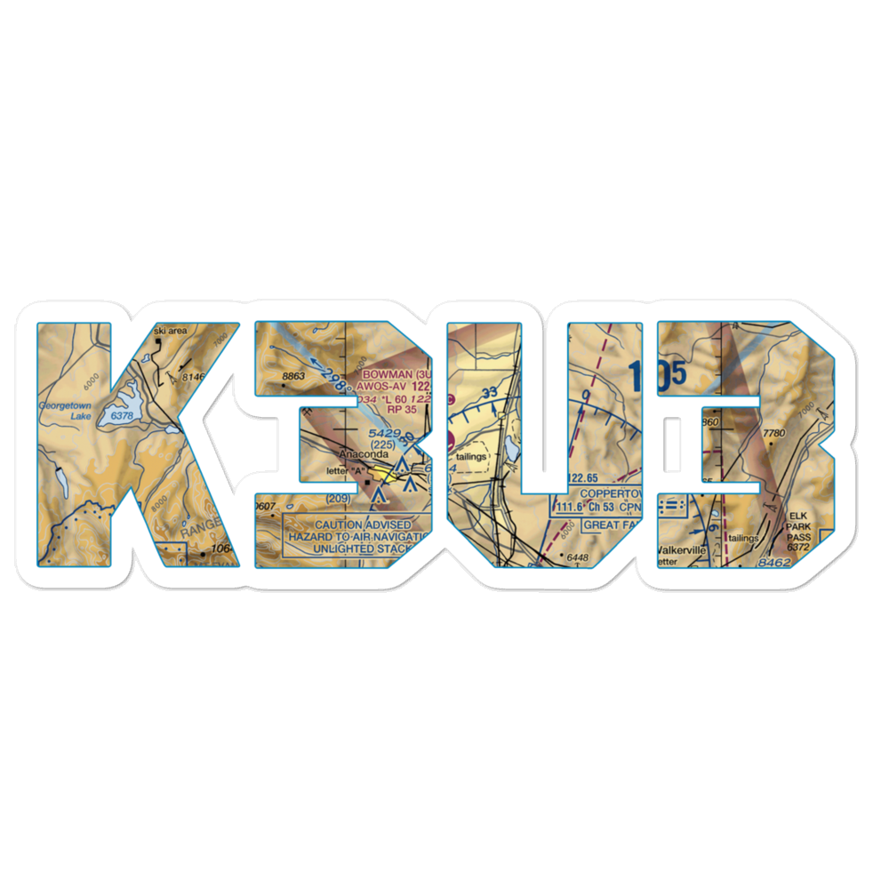 Bowman Field (3U3) VFR Sectional Sticker 
