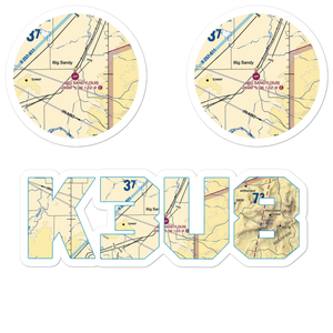 Big Sandy Airport (3U8) VFR Sectional Sticker Pack