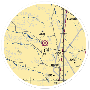 Belle Creek Airport (3V7) VFR Sectional Sticker (20 mile)