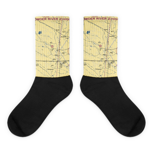 Belle Creek Airport (3V7) VFR Sectional Socks