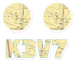 Belle Creek Airport (3V7) VFR Sectional Sticker Pack