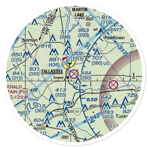 Reeves Airport (41A) VFR Sectional Sticker (20 mile)