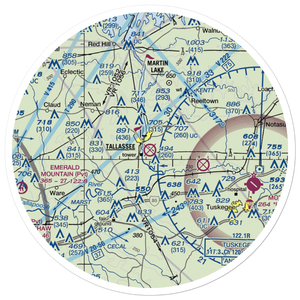 Reeves Airport (41A) VFR Sectional Sticker (30 mile)