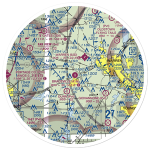 Braceville Airport (41N) VFR Sectional Sticker (30 mile)