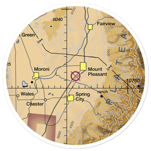 Mount Pleasant Airport (MSD) VFR Sectional Sticker (20 mile)