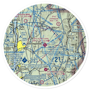 Sky Acres Airport (44N) VFR Sectional Sticker (30 mile)