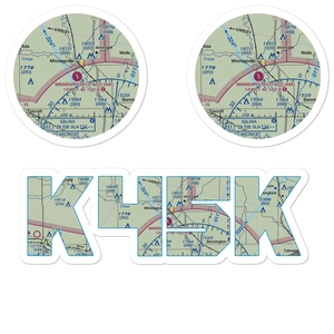 Minneapolis City County Airport (45K) VFR Sectional Sticker Pack