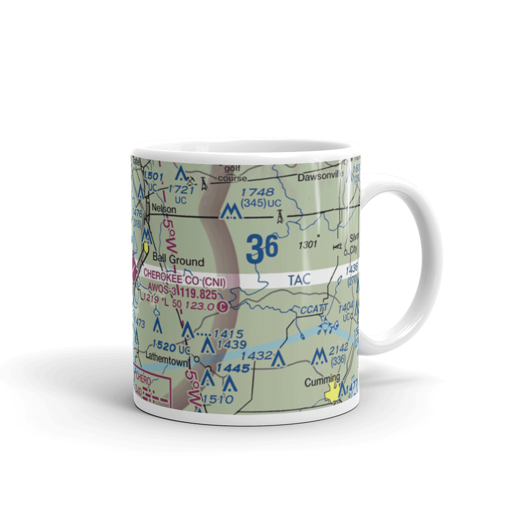 Cherokee County Airport (CNI) VFR Sectional  Mug 