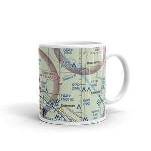 Clare Municipal Airport (48D) VFR Sectional  Mug