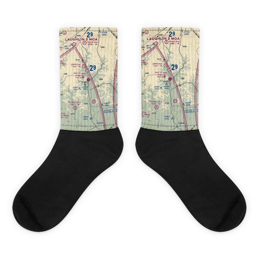 Real County Airport (49R) VFR Sectional Socks 
