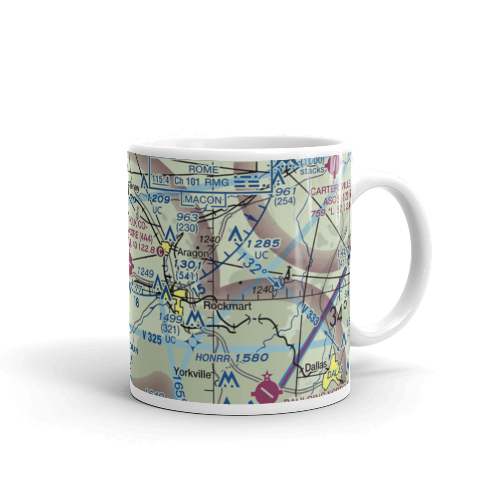 Polk County Airport- Cornelius Moore Field (4A4) VFR Sectional  Mug 