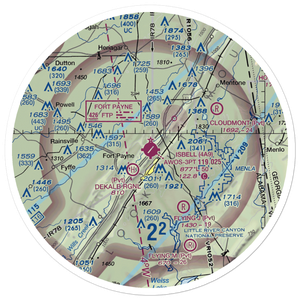 Isbell Field (4A9) VFR Sectional Sticker (30 mile)
