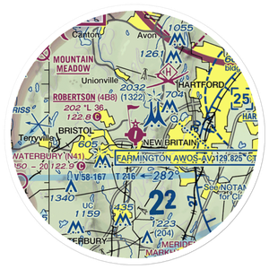 Robertson Field (4B8) VFR Sectional Sticker (20 mile)