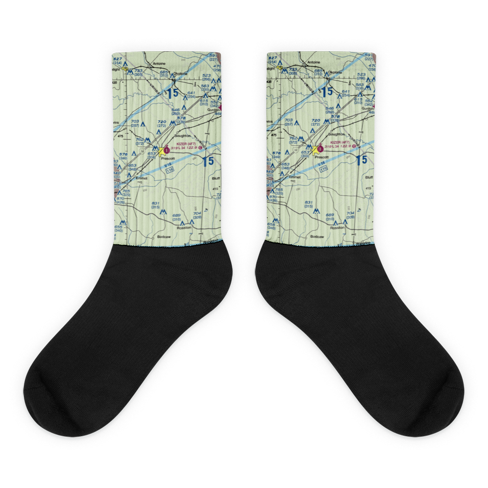 Kizer Field (4F7) VFR Sectional Socks 