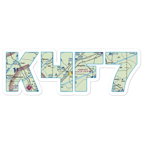 Kizer Field (4F7) VFR Sectional Sticker