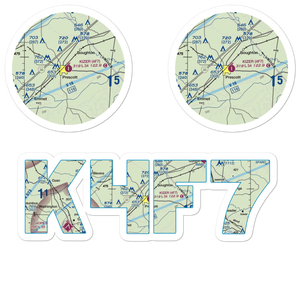 Kizer Field (4F7) VFR Sectional Sticker Pack