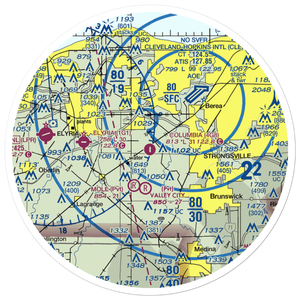 Columbia Airport (4G8) VFR Sectional Sticker (30 mile)