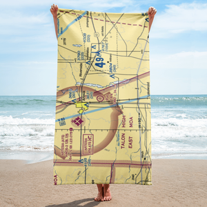 2 X 4 Ranch Airport (NM47) VFR Sectional Towel