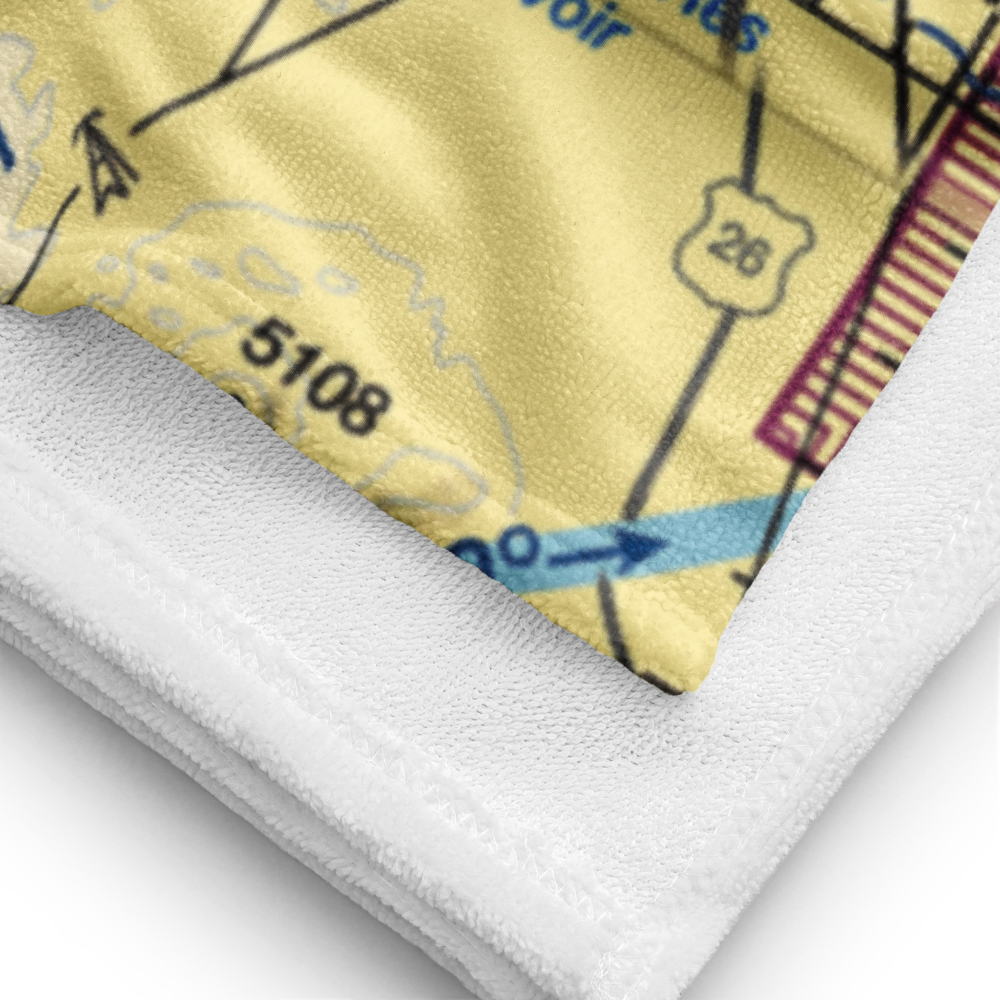 3 Rivers Recreation Area Airport (OG00) VFR Sectional Towel 