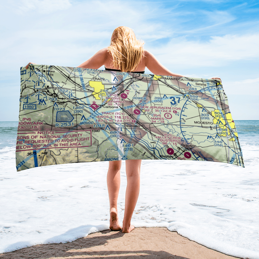 33 Strip (CA54) VFR Sectional Towel 