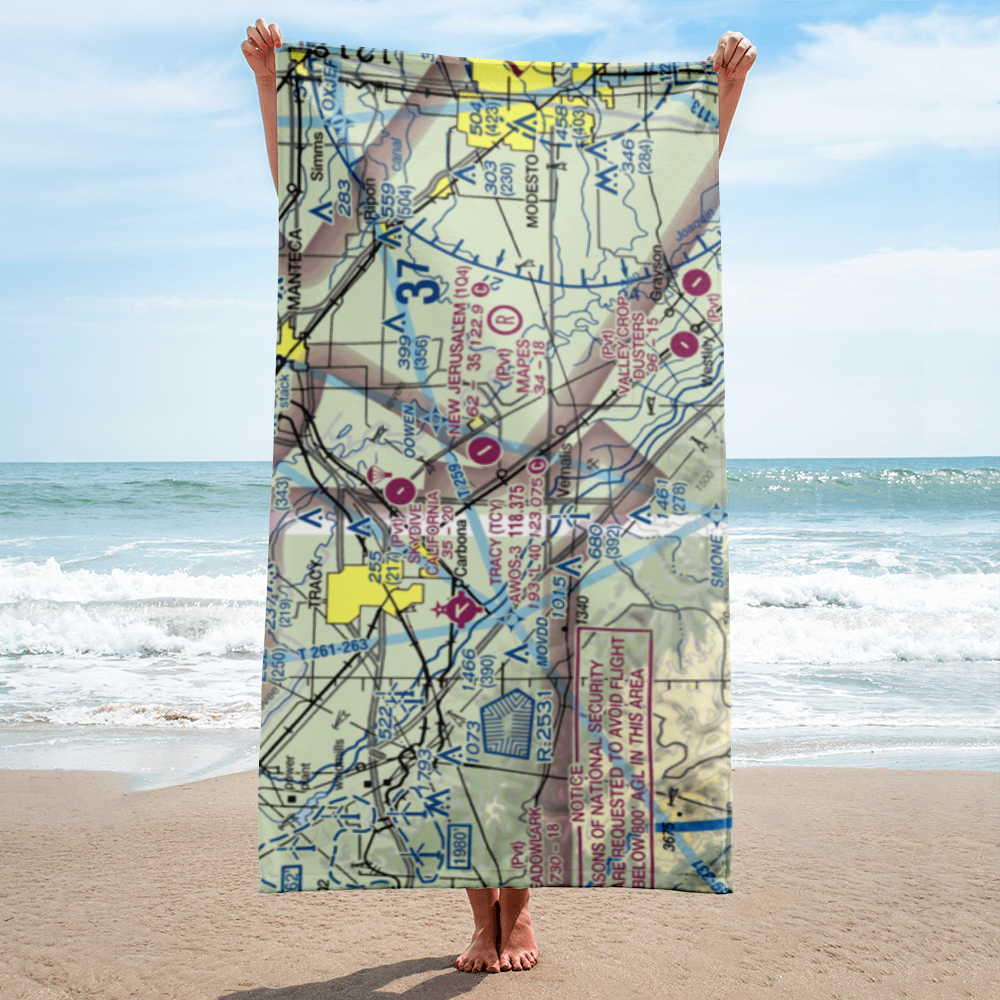 33 Strip (CA54) VFR Sectional Towel 