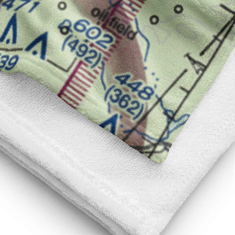 4-G Ranch Airport (XS50) VFR Sectional Towel 