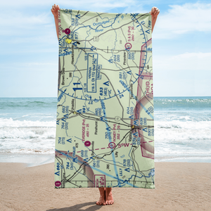 A & C AG Aviation Inc (CHAN) VFR Sectional Towel