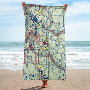 Abbeville Chris Crusta Memorial Airport (IYA) VFR Sectional Towel