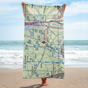 Abbeville Municipal Airport (0J0) VFR Sectional Towel