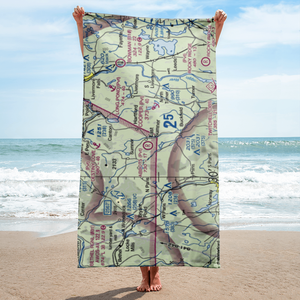 Abbots Airport (6ME6) VFR Sectional Towel