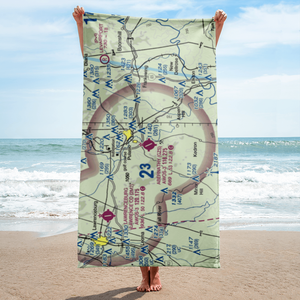 Abernathy Field (GZS) VFR Sectional Towel