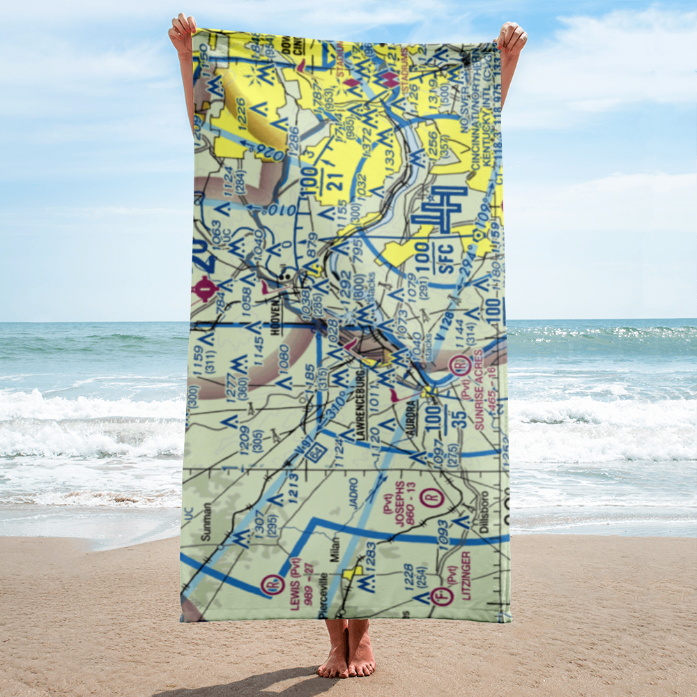 Action Airpark (I38) VFR Sectional Towel 