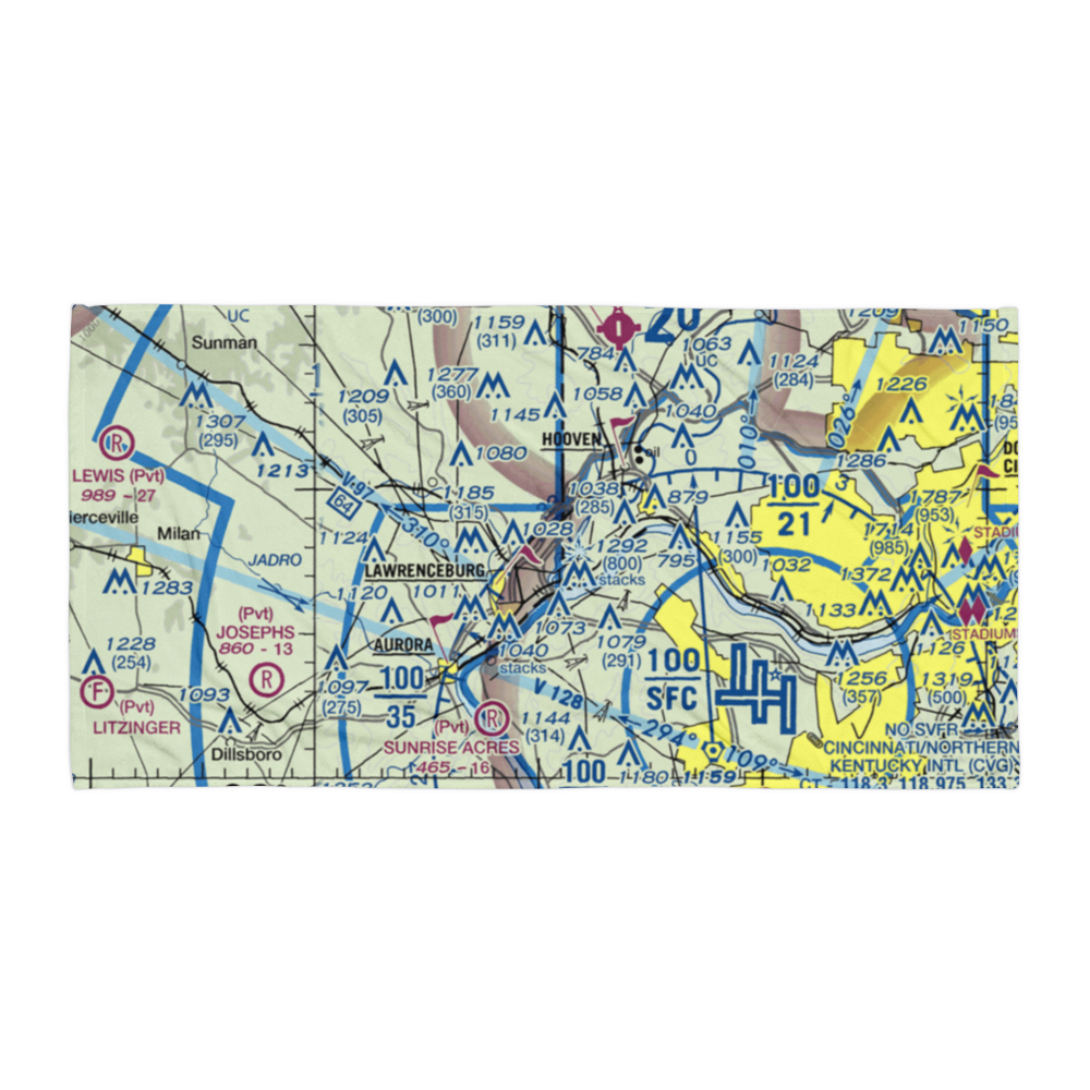 Action Airpark (I38) VFR Sectional Towel 