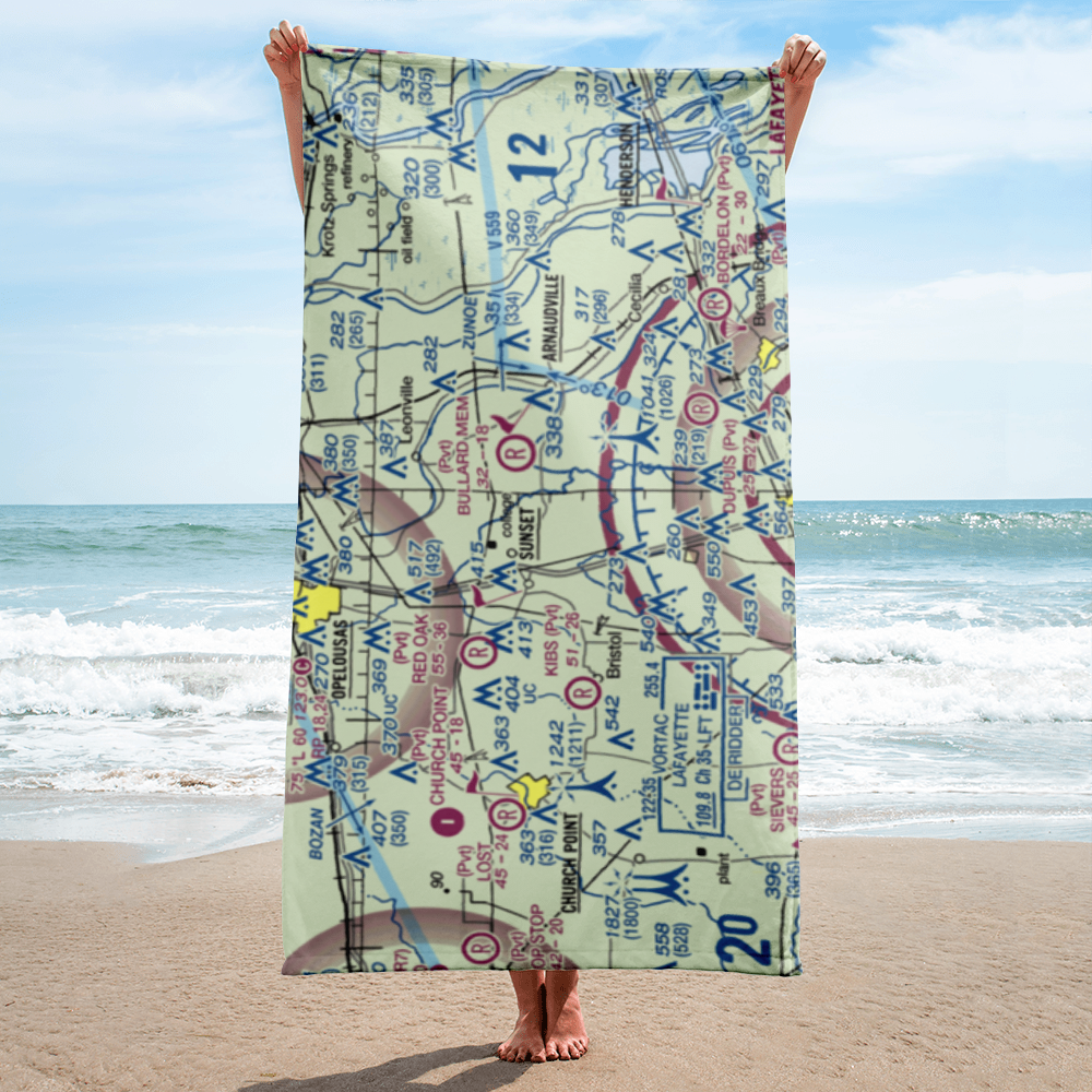 Aeleron Airport (08LS) VFR Sectional Towel 