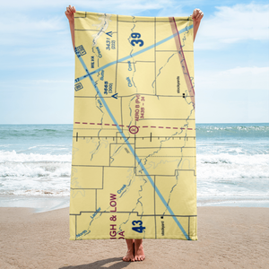 Aero B Ranch Airport (00AA) VFR Sectional Towel