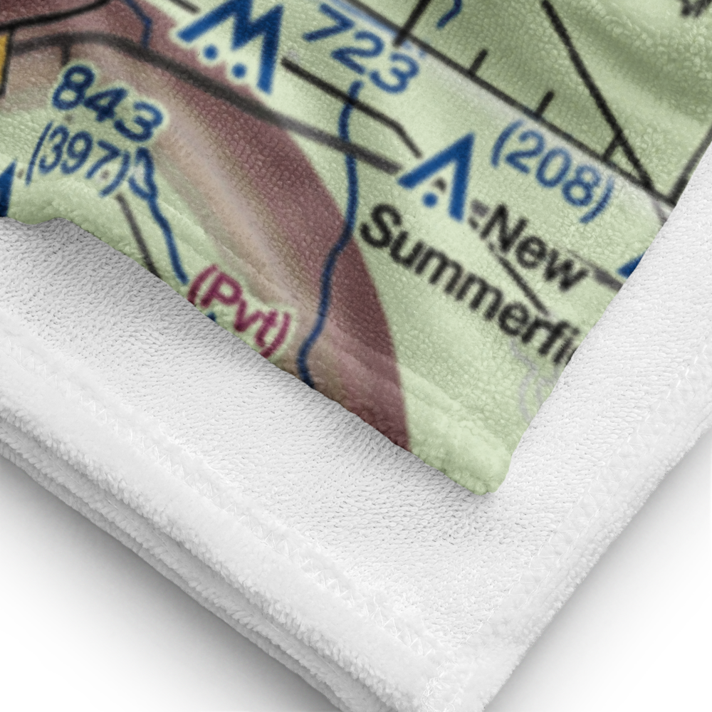 Aero Estates Seaplane Base (TX1) VFR Sectional Towel 