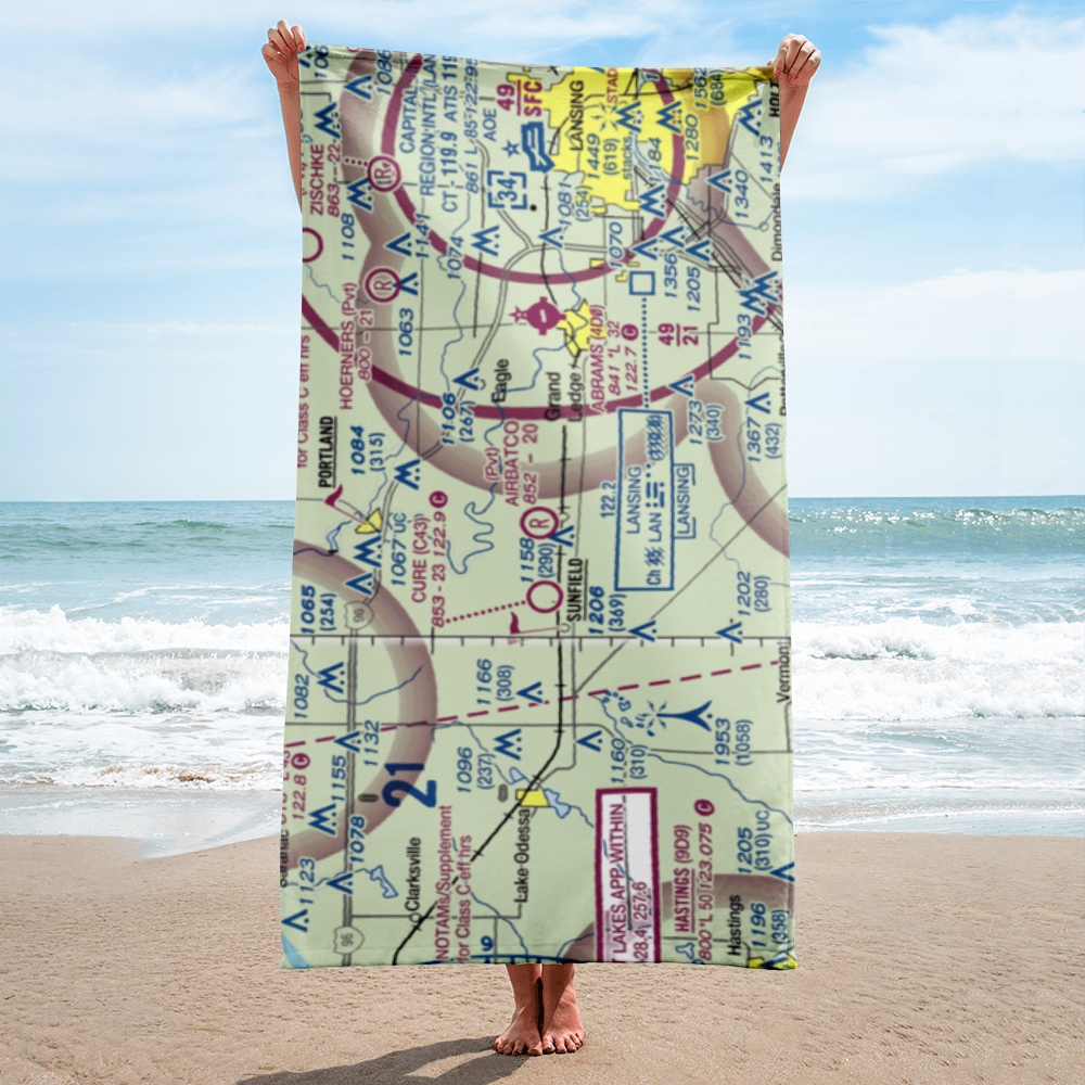 Airbatco Field (44MI) VFR Sectional Towel 