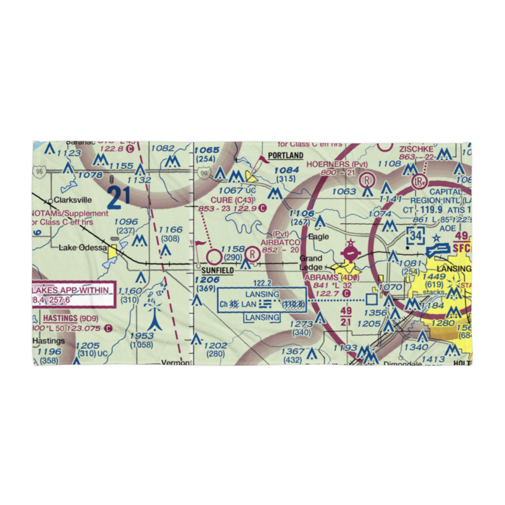 Airbatco Field (44MI) VFR Sectional Towel 