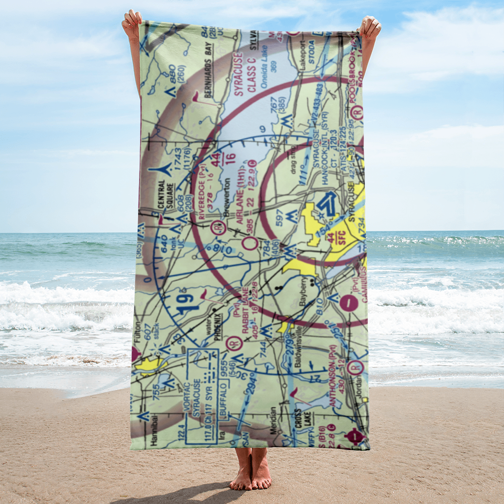 Airlane Enterprises Airport (1H1) VFR Sectional Towel 