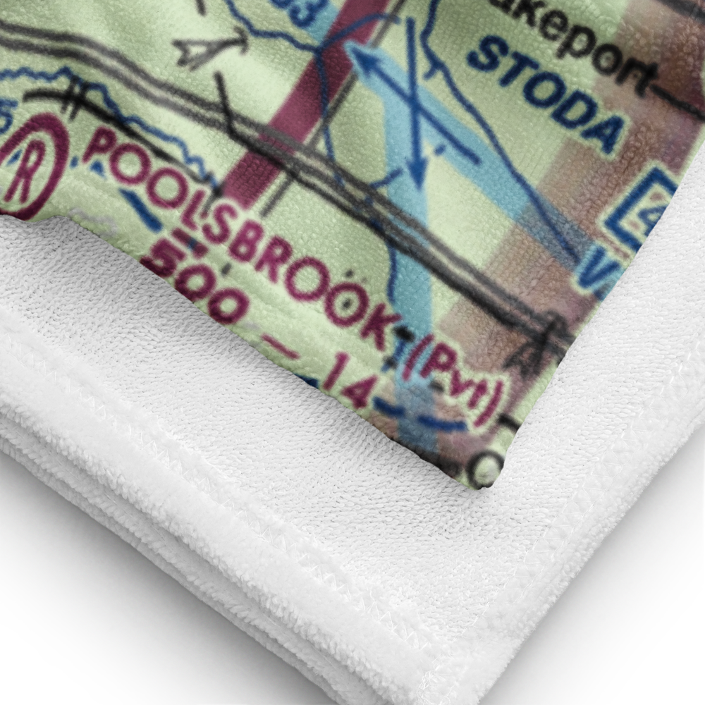 Airlane Enterprises Airport (1H1) VFR Sectional Towel 