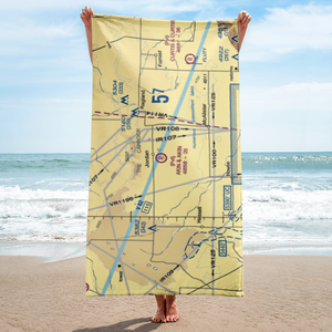 Akin and Akin Airport (NM73) VFR Sectional Towel