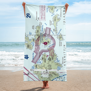 Akun Airport (7AK) VFR Sectional Towel