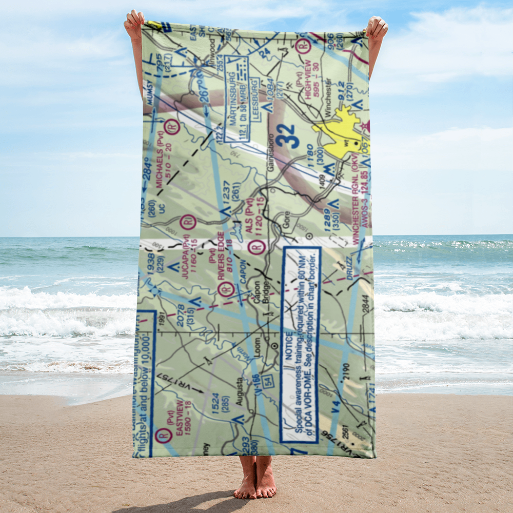 Al's Field (48VA) VFR Sectional Towel 