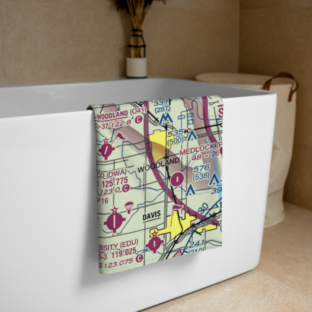 Ala Doble Airport (CA34) VFR Sectional Towel 